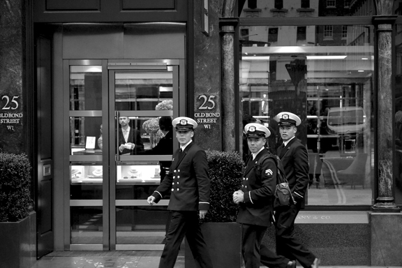 Marins de la « Royal Navy » en escale à Londres  