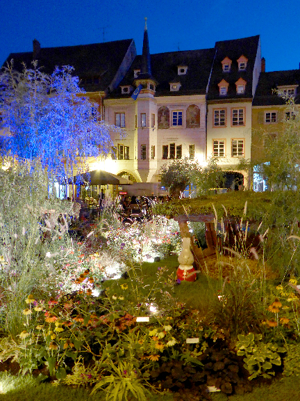Jardin éphémère, Place de la Réunion à Mulhouse  - septembre 2016