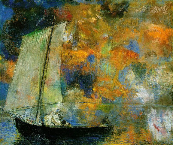 Odilon Redon  - Flower Clouds