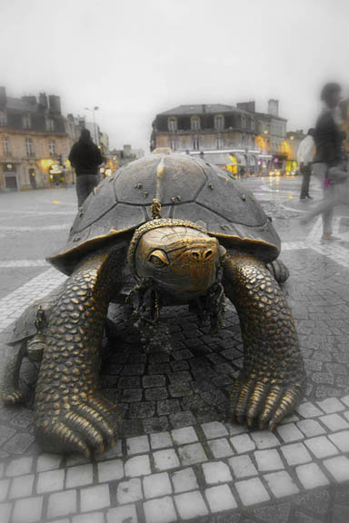 Tortues, Oeuvre du sculpteur tchèque Yvan Theimer. Bordeaux