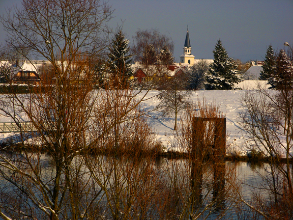 Canal du Rhône au Rhin à Niffer Alsace