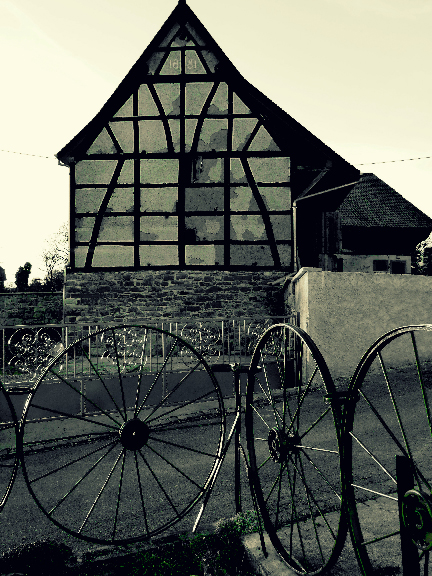 Roues dans la rue - à Stetten Alsace