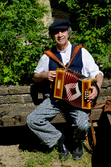 Musicien de rue à l'Ecomusée d'Alsace