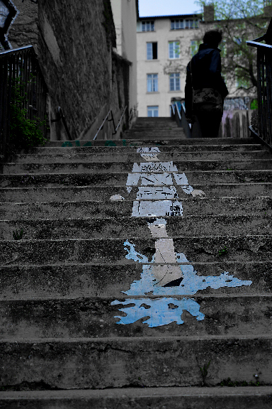 Escalier à Lyon 