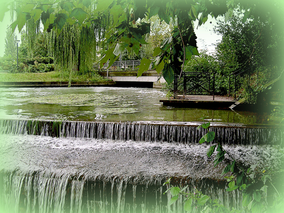 L'eau vive à Mulhouse au Nouveau Bassin (Quatelbach )