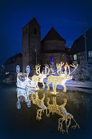 Noël à Ottmarsheim en Alsace