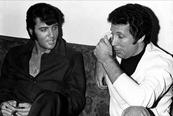 Elvis Presley and Tom Jones