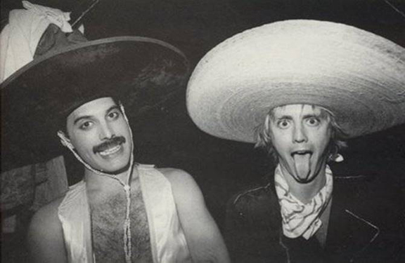 Freddie Mercury and Roger Taylor