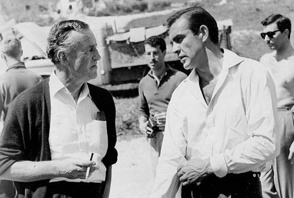 Ian Fleming and Sean Connery