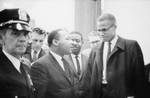 Martin Luther King Jr. and Malcolm X