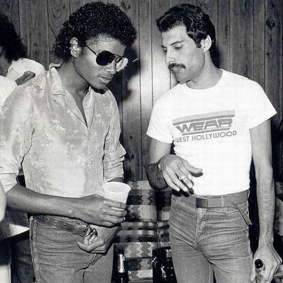 Michael Jackson and Freddie Mercury 