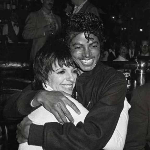 Michael Jackson and Liza Minnelli