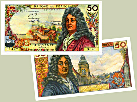 1962 50 FR Jean Racine 1639-1699 Poète dramaturge 